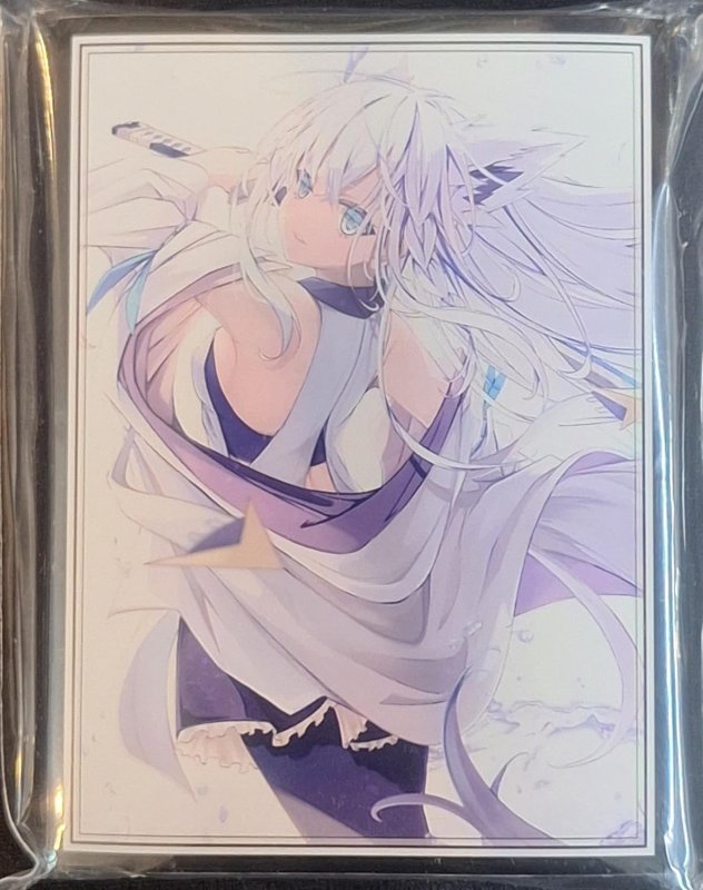 画像1: サンパン　カードスリーブ　ホロライブ 剣舞 白上フブキ (1)