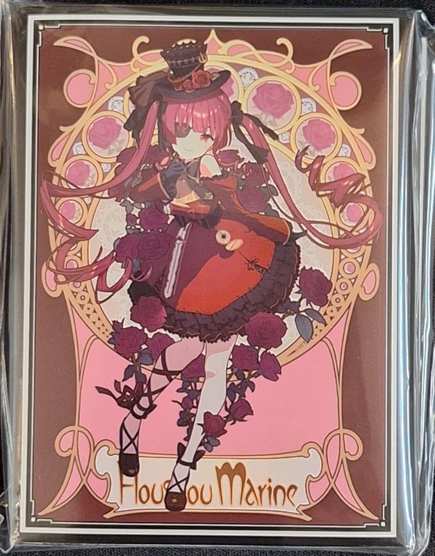 画像1: 混沌の女神様　カードスリーブ　ホロライブ ミュシャ 宝鐘マリン (1)