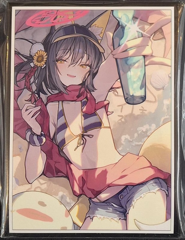 画像1: サンパン　カードスリーブ　ブルーアーカイブ 水着 イズナ (1)