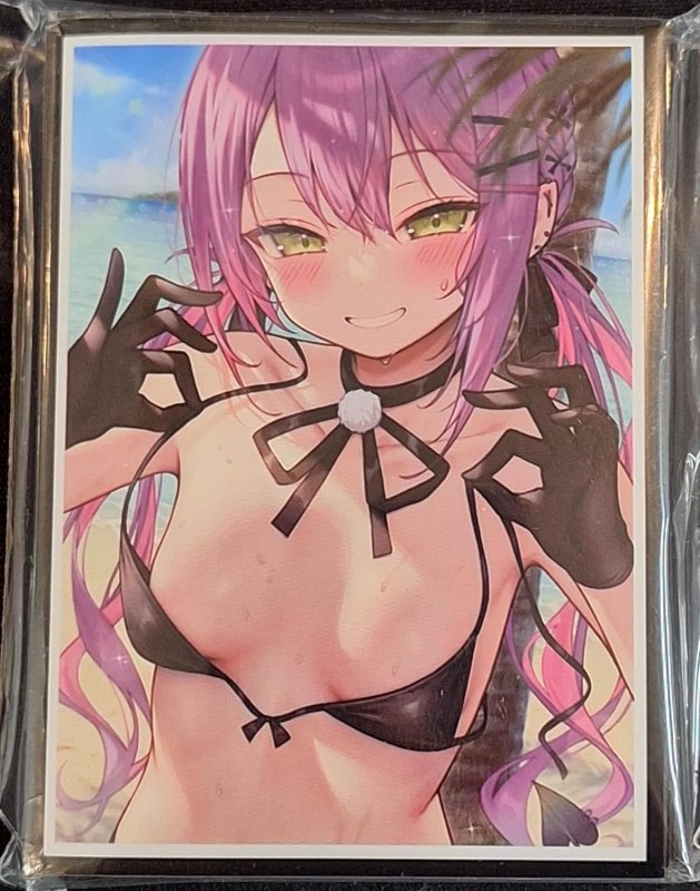 画像1: サンパン　カードスリーブ　ホロライブ 水着 常闇トワ (1)