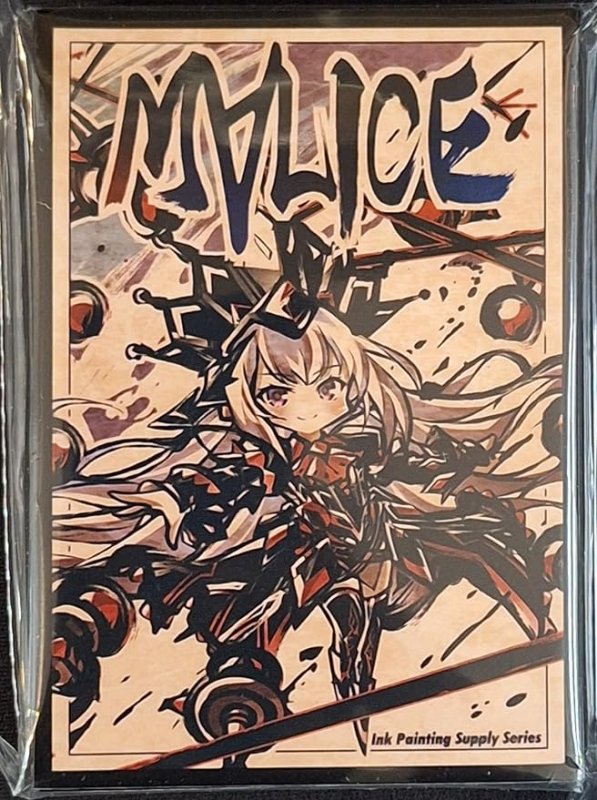 画像1: サンパン　ミニカードスリーブ　遊戯王 SD墨絵風 M∀LICE＜Q＞RED RANSOM (1)