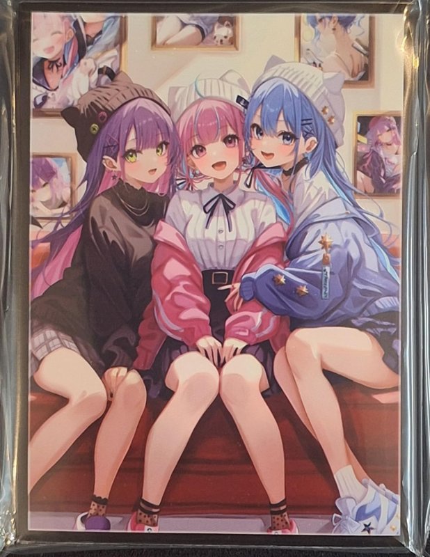 画像1: ミッドナイトブルー　カードスリーブ　ホロライブ Startend 星街すいせい 湊あくあ 常闇トワ (1)