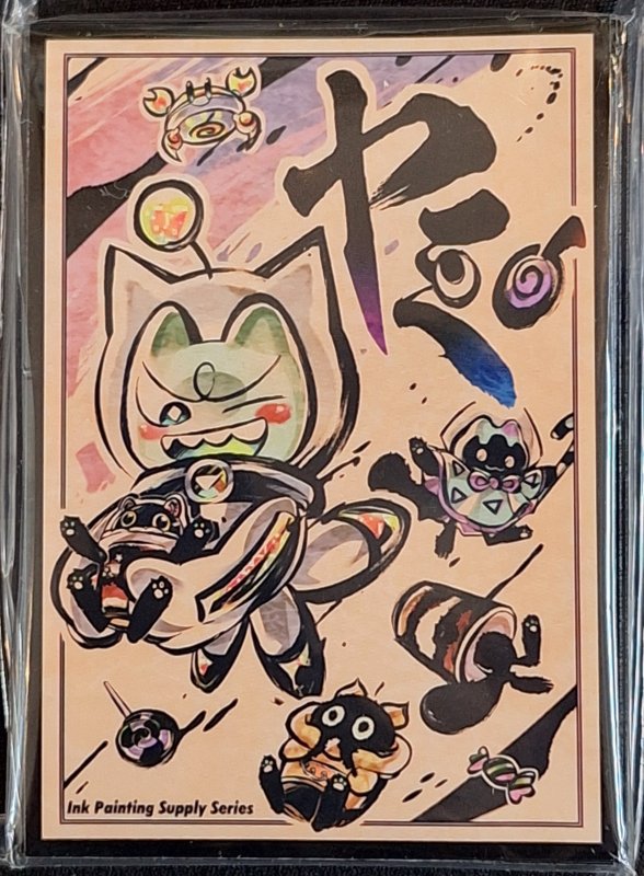 画像1: CakeRabbits ミニカードスリーブ　遊戯王　SD墨絵風 ヤミー★スナッチー (1)