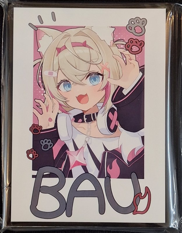 画像1: ミッドナイトブルー カードスリーブ　ホロライブ チェキ フワモコ モココ・アビスガード (1)