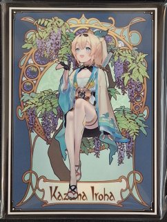 混沌の女神様　ホロライブ　スリーブ　プレイマット　ミュシャ風　大神ミオ ホロライブ さくらみこ ミュシャ風 スリーブ ホロカ 混沌の女