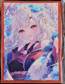 百鬼あやめ　スリーブ　白詰草 Amazon.co.jp: 白詰草 カードスリーブ ☆『Vtuber 百鬼あやめ 余