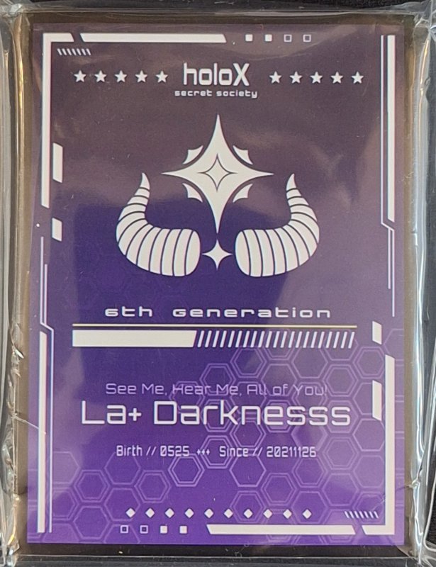 画像1: サンパン カードスリーブ　ホロライブ　ラプラス・ダークネス (1)