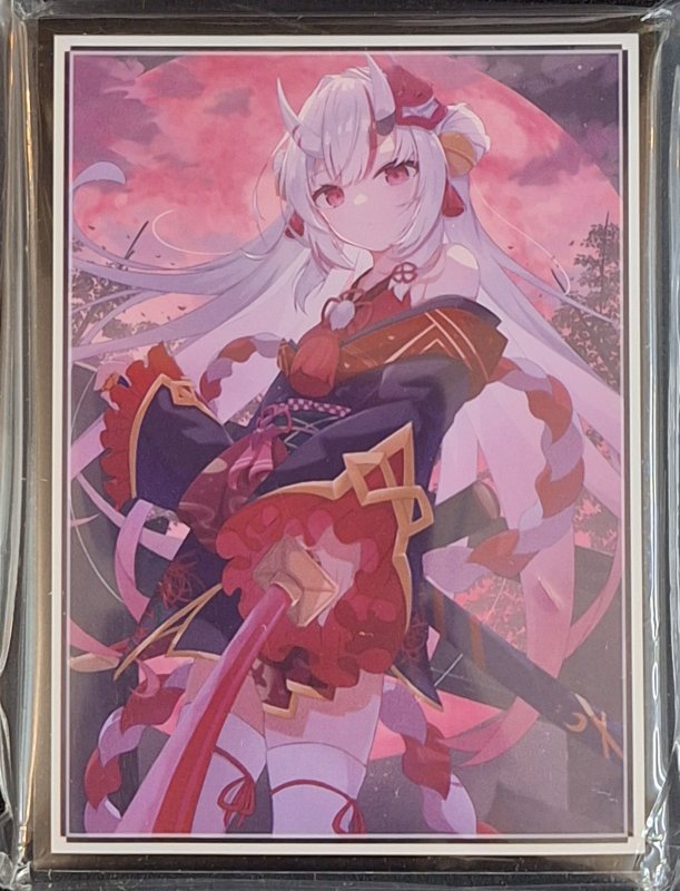 画像1: サンパン カードスリーブ　ホロライブ　百鬼あやめ (1)