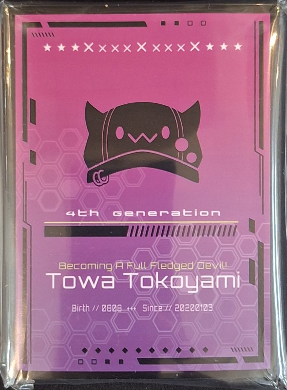 画像1: サンパン/Cake Rabbits カードスリーブ ホロライブ 常闇トワ (1)