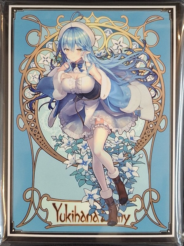 画像1: 混沌の女神様 カードスリーブ　ホロライブ ミュシャ 雪花ラミィ (1)