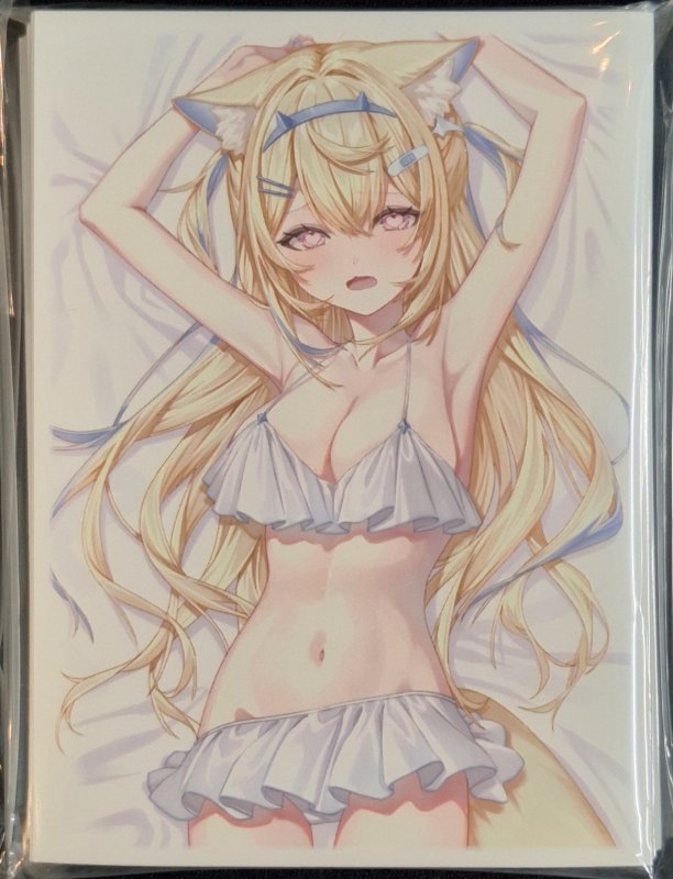 画像1: ミッドナイトブルー カードスリーブ　ホロライブ フワモコ フワワ・アビスガード A (1)