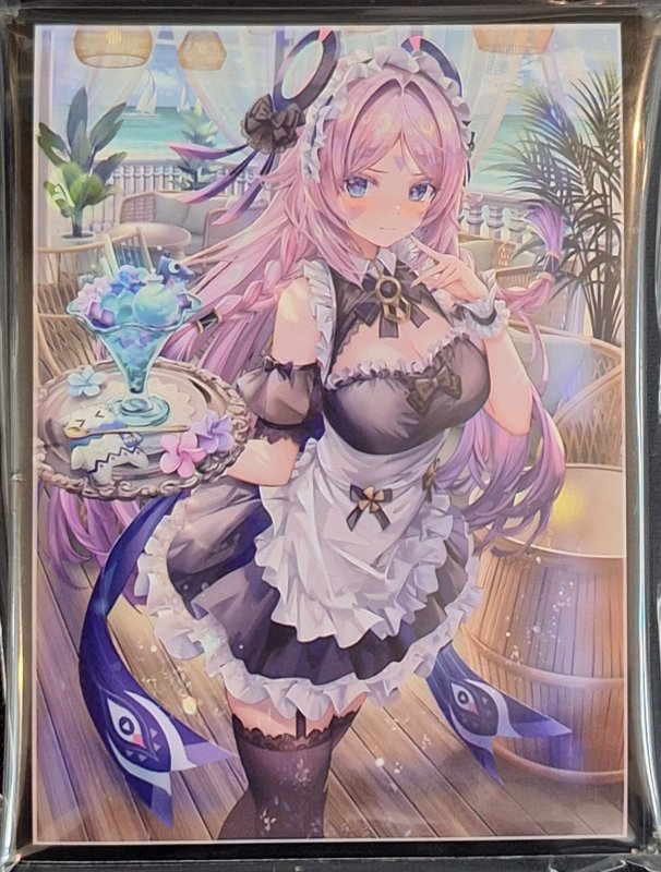 画像1: ミッドナイトブルー　カードスリーブ　原神 メイド シトラリ (1)