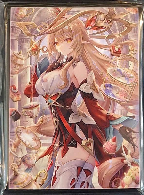 画像1: ミッドナイトブルー　カードスリーブ　原神 アリス (1)