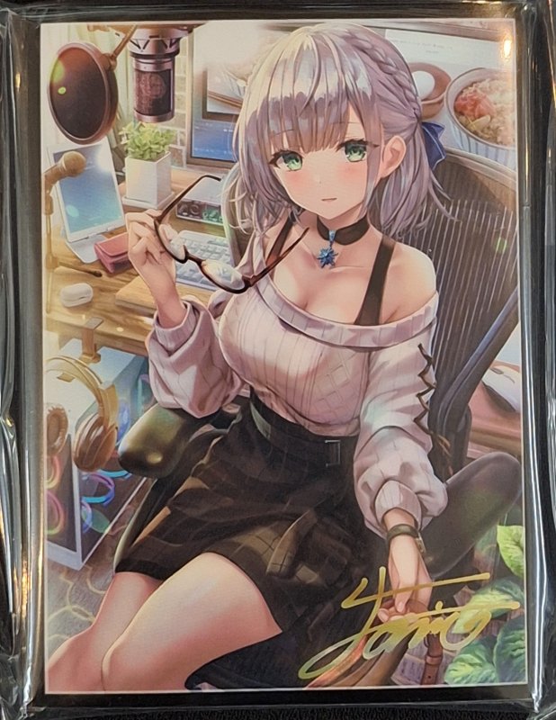 画像1: ミッドナイトブルー　カードスリーブ　ホロライブ 白銀ノエル (1)