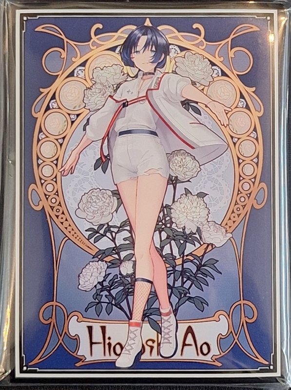 画像1: 混沌の女神様　カードスリーブ　ホロライブ ミュシャ 火威青 (1)