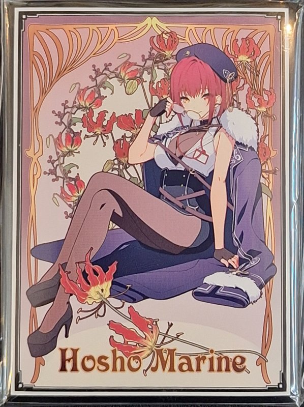 画像1: 混沌の女神様　カードスリーブ　ホロライブ ミュシャ 宝鐘マリン (1)