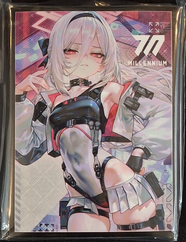 画像1: ミッドナイトブルー　カードスリーブ　ブルーアーカイブ ケイ (1)