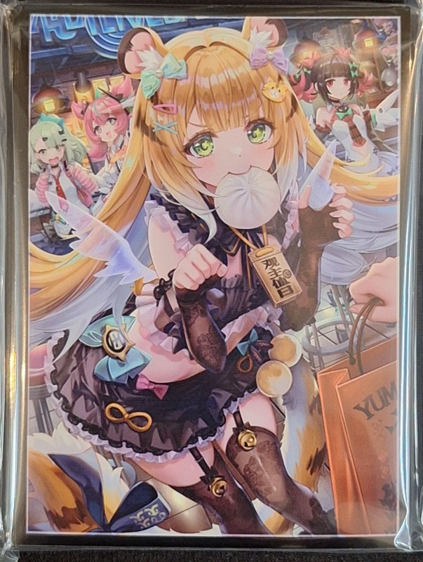 画像1: ミッドナイトブルー　カードスリーブ　ゼンレスゾーンゼロ 橘福福 (1)