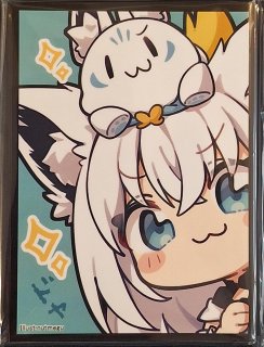 ミッドナイトブルー カードスリーブ ホロライブ 和風 白上フブキ - TCG