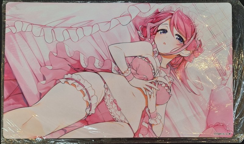 画像1: ミッドナイトブルー　プレイマット　遊戯王　ランジェリー　柚子 (1)