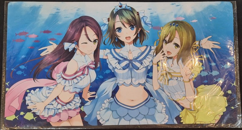 画像1: Melting Sugar　プレイマット　桜内梨子＆渡辺曜＆国木田花丸 (1)