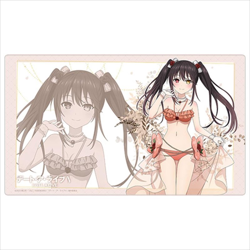 画像1: デート・ア・ライブＶ 描き下ろしラバーマット（時崎狂三 ／水着ドレス） (1)