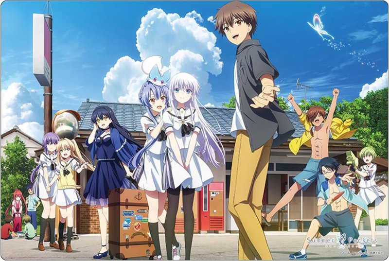 画像1: ブシロード ラバーマットコレクション V2 Vol.1847 TVアニメ『Summer Pockets』Part.2 (1)
