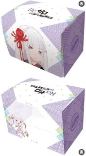 合皮製デッキケースＷ Re:ゼロから始める異世界生活 「エミリア＆レム」　新品 合皮製デッキケースW Re：ゼロから始める異世界生活「エミリア