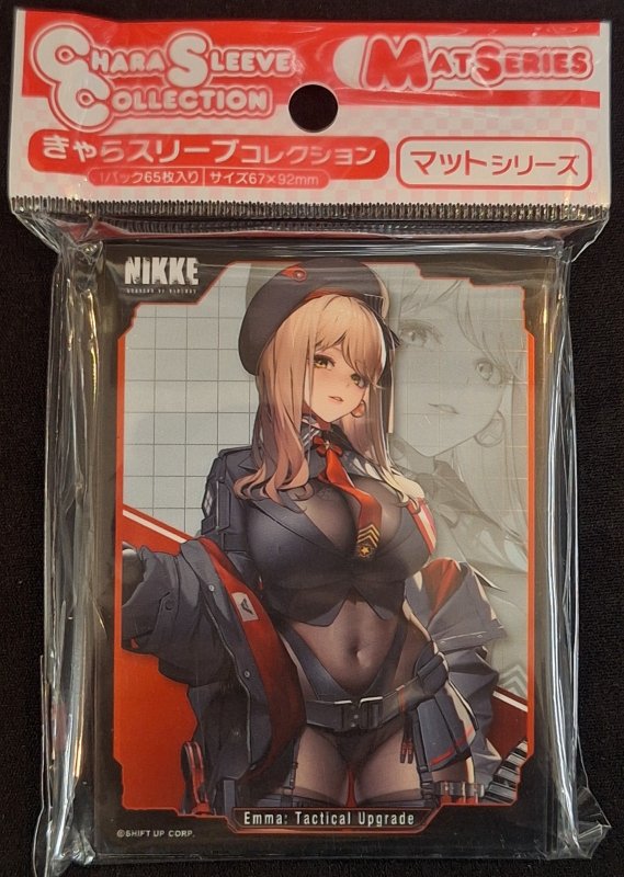 画像1: きゃらスリーブコレクション マットシリーズ 勝利の女神:NIKKE 「エマ：タクティカル・アップ」(No.MT2296) (1)