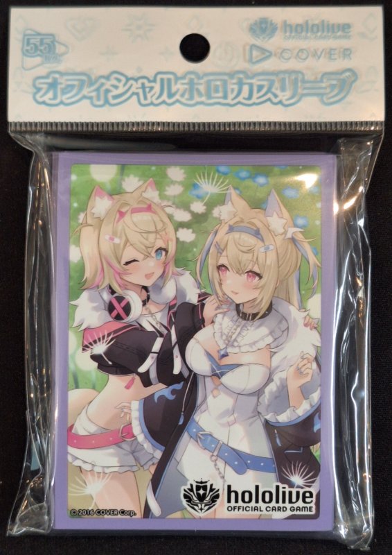 画像1: hololive OFFICIAL CARD GAME オフィシャルホロカスリーブ Vol.11 『FUWAMOCO』 (1)