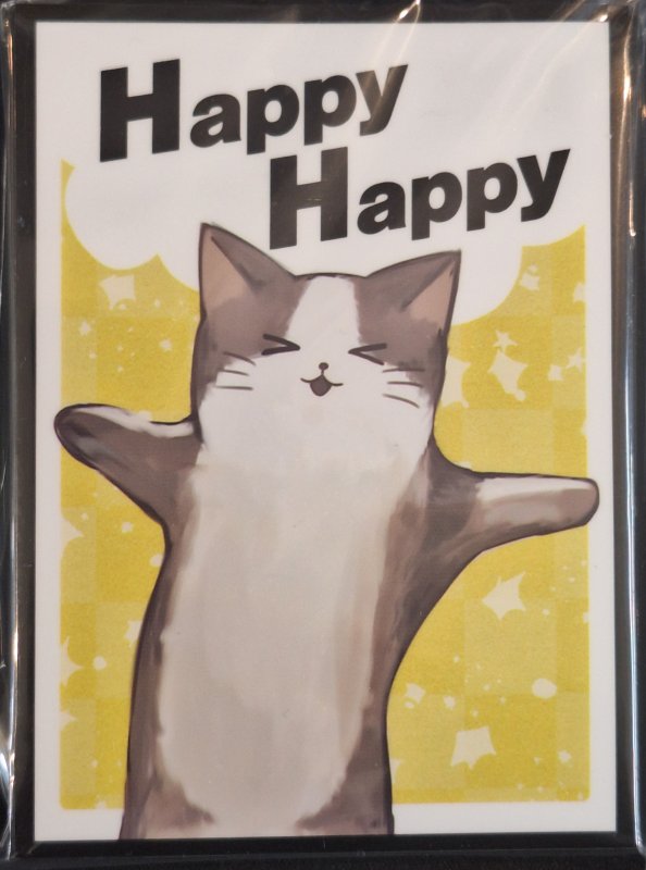 画像1: 白詰草　カードスリーブ　猫 (1)