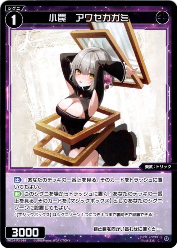 画像1: WX24-P3-089 C 小罠　アワセカガミ (1)