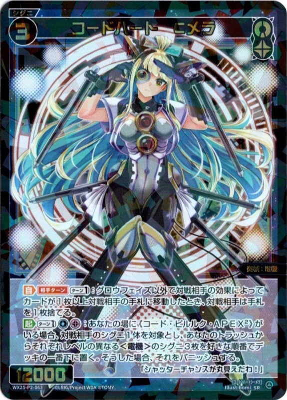 画像1: WX25-P2-063 SR コードハート　Cメラ (1)