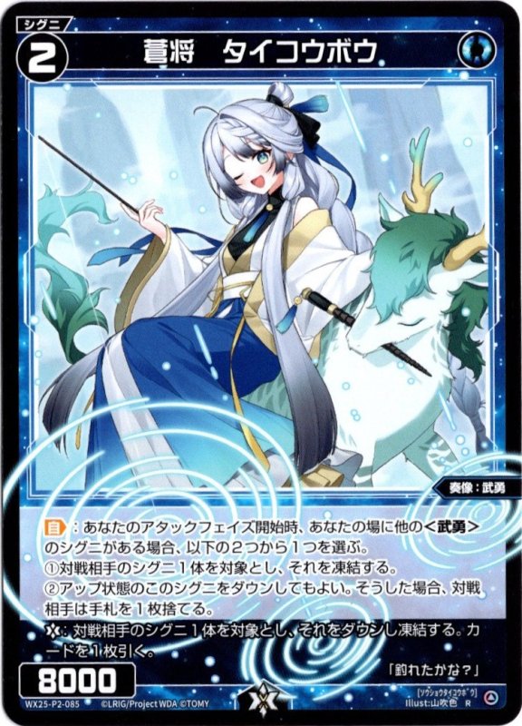 画像1: WX25-P2-085 R 蒼将　タイコウボウ (1)