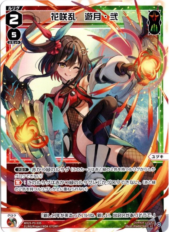 画像1: WX25-P3-035 LC 花咲乱　遊月・弐 (1)