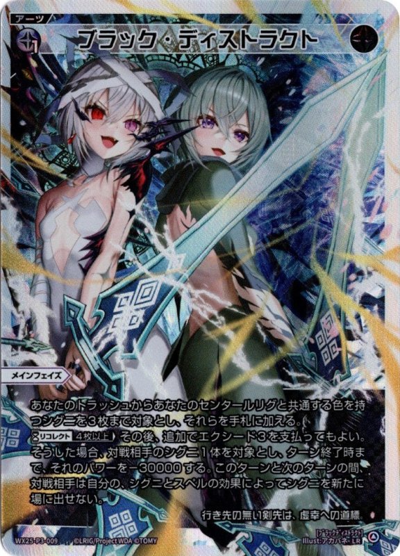 画像1: WX25-P3-009 LR ブラック・ディストラクト (1)