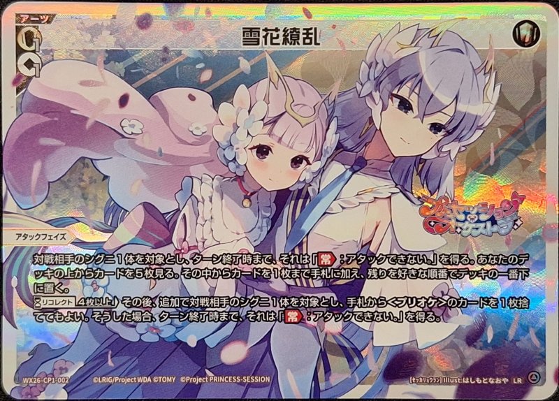 画像1: WX26-CP1-002 LR 雪花繚乱 (1)