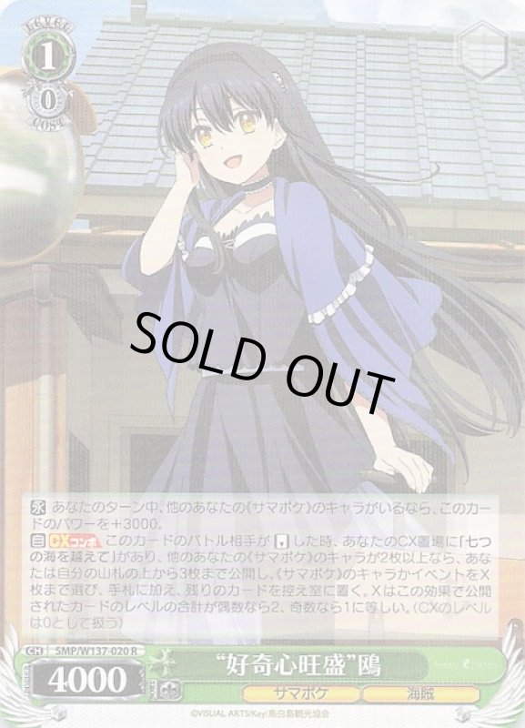 画像1: SMP/W137-020 R “好奇心旺盛”鴎 (1)