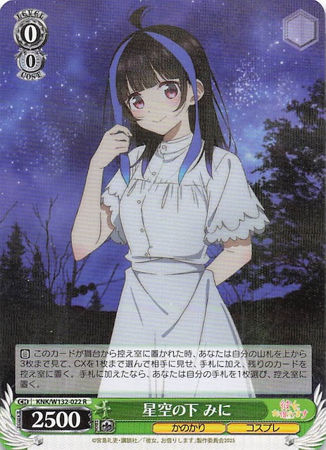 画像1: KNK/W132-022 R 星空の下 みに (1)