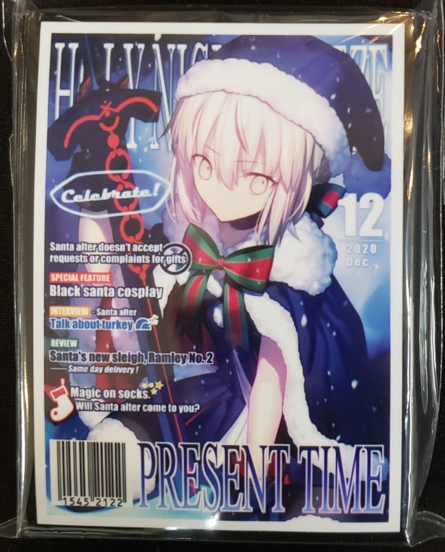 混沌の女神様　カードスリーブ　雑誌風セイバーオルタ