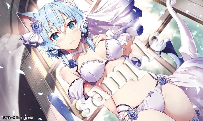 SAO シノン バニー スリーブ プレイマット ぴらるーく シークレットver 